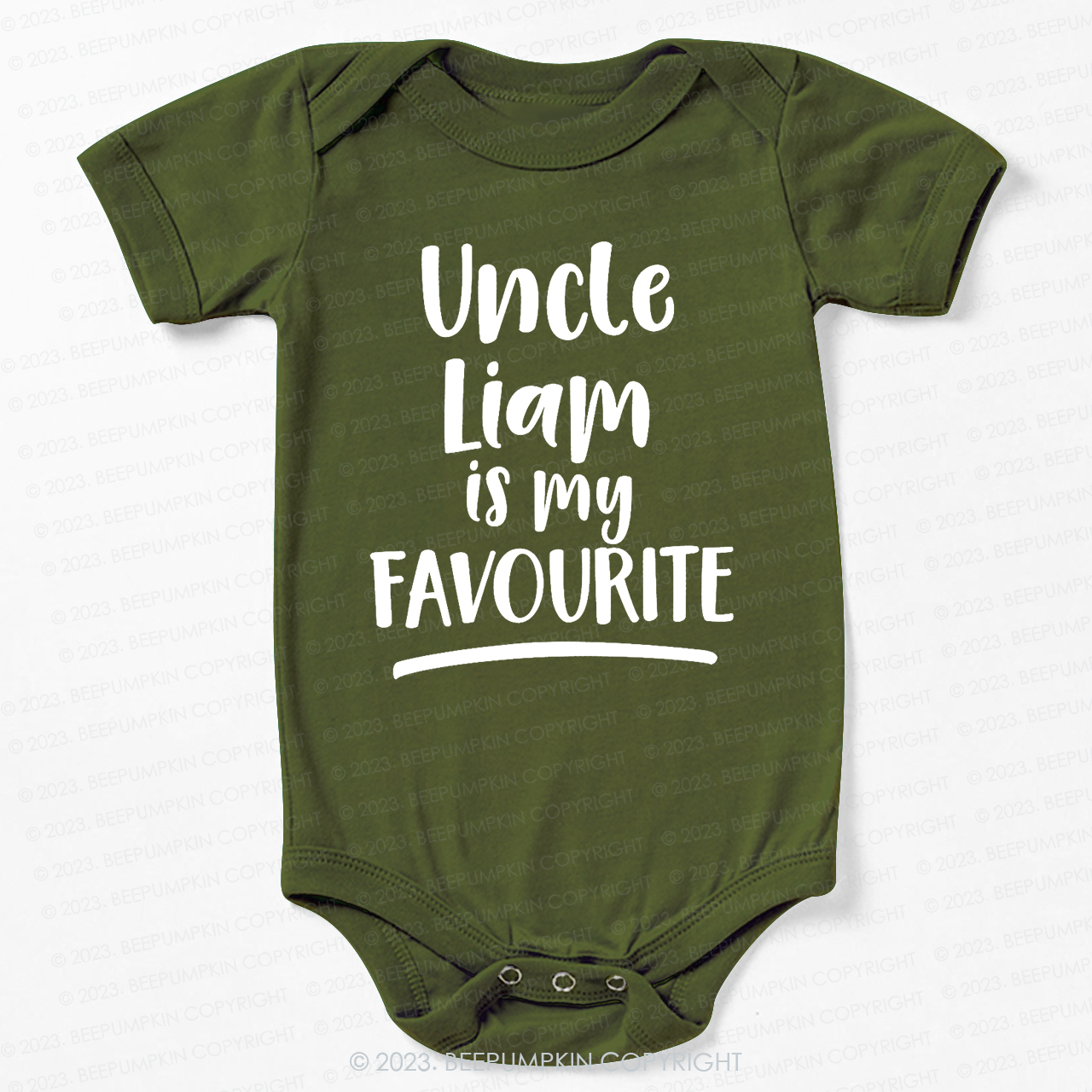 My Uncle Is My Favourite Bodysuit For Baby