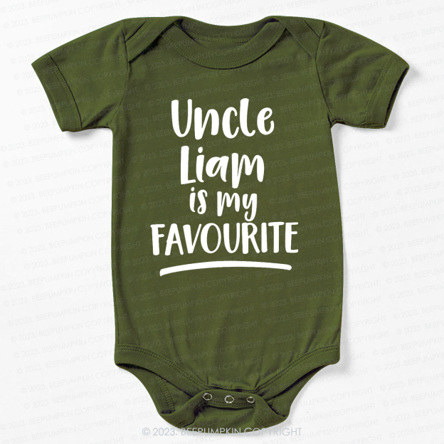 My Uncle Is My Favourite Bodysuit For Baby
