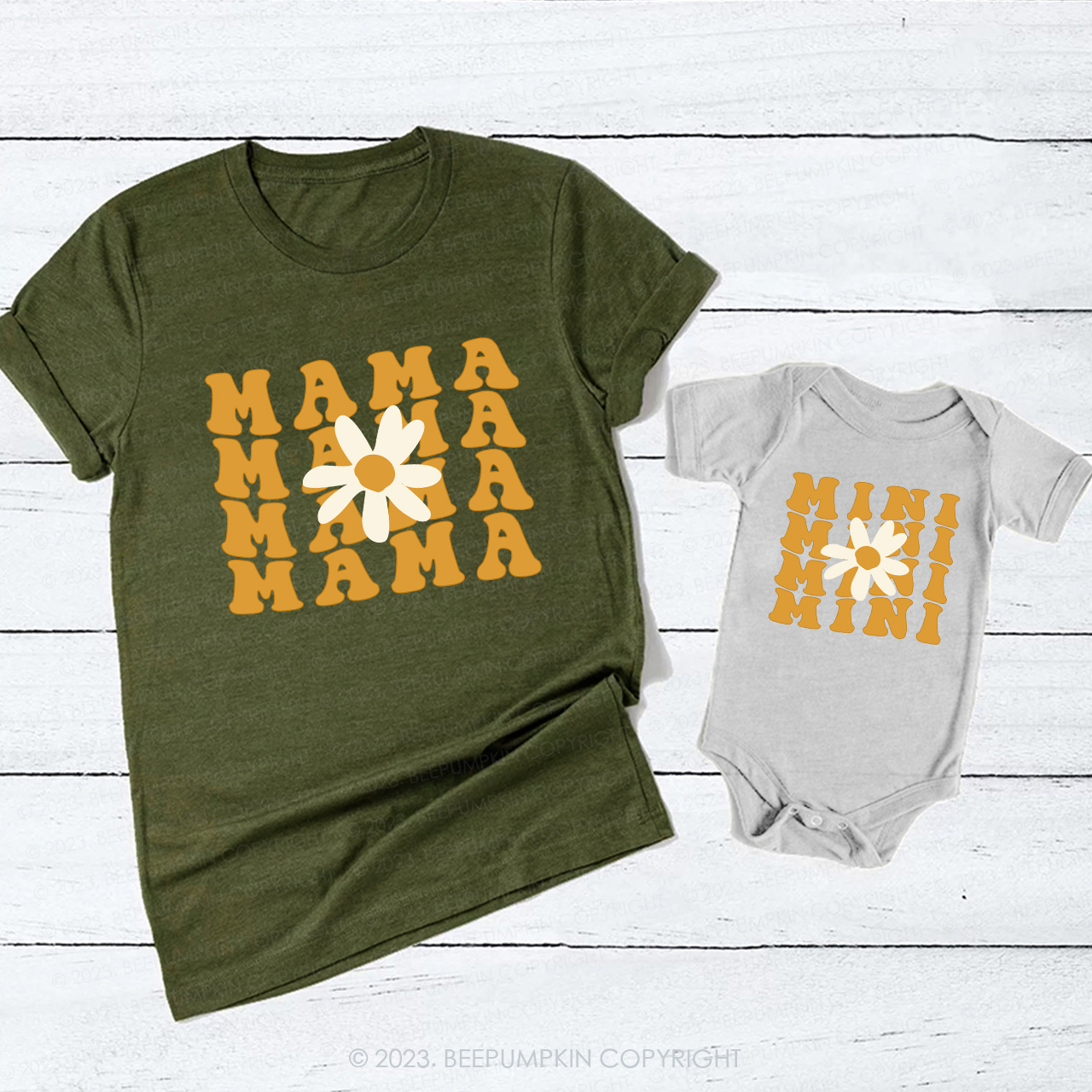 Daisy Mama Mini Mom&Me Matching Tees