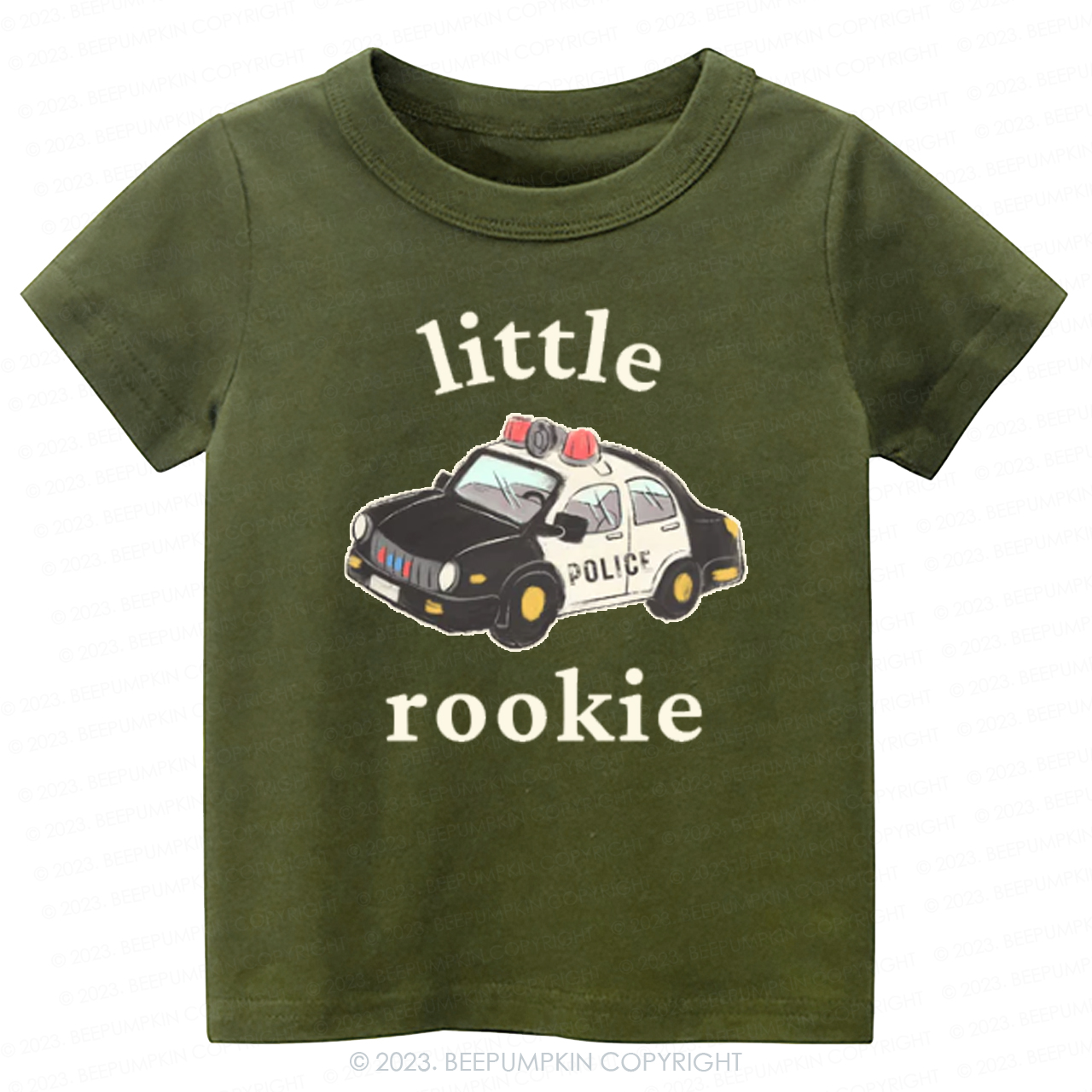Little Rookie Police Car -Toddler Tees