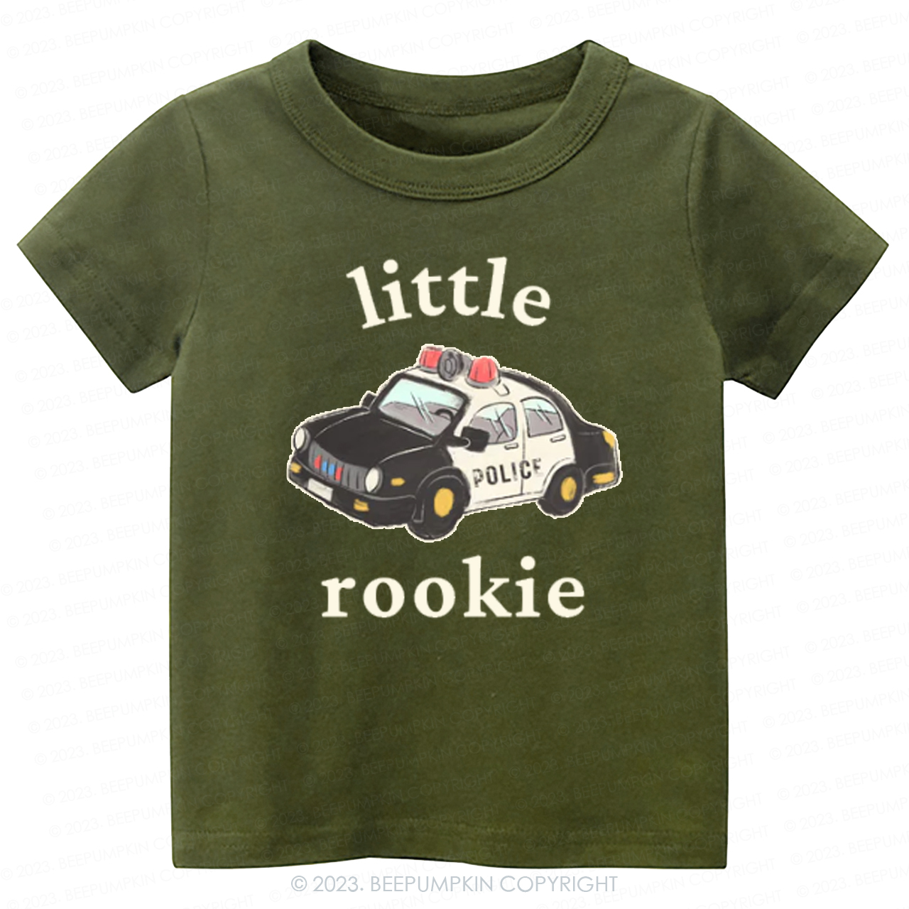 Little Rookie Police Car -Toddler Tees