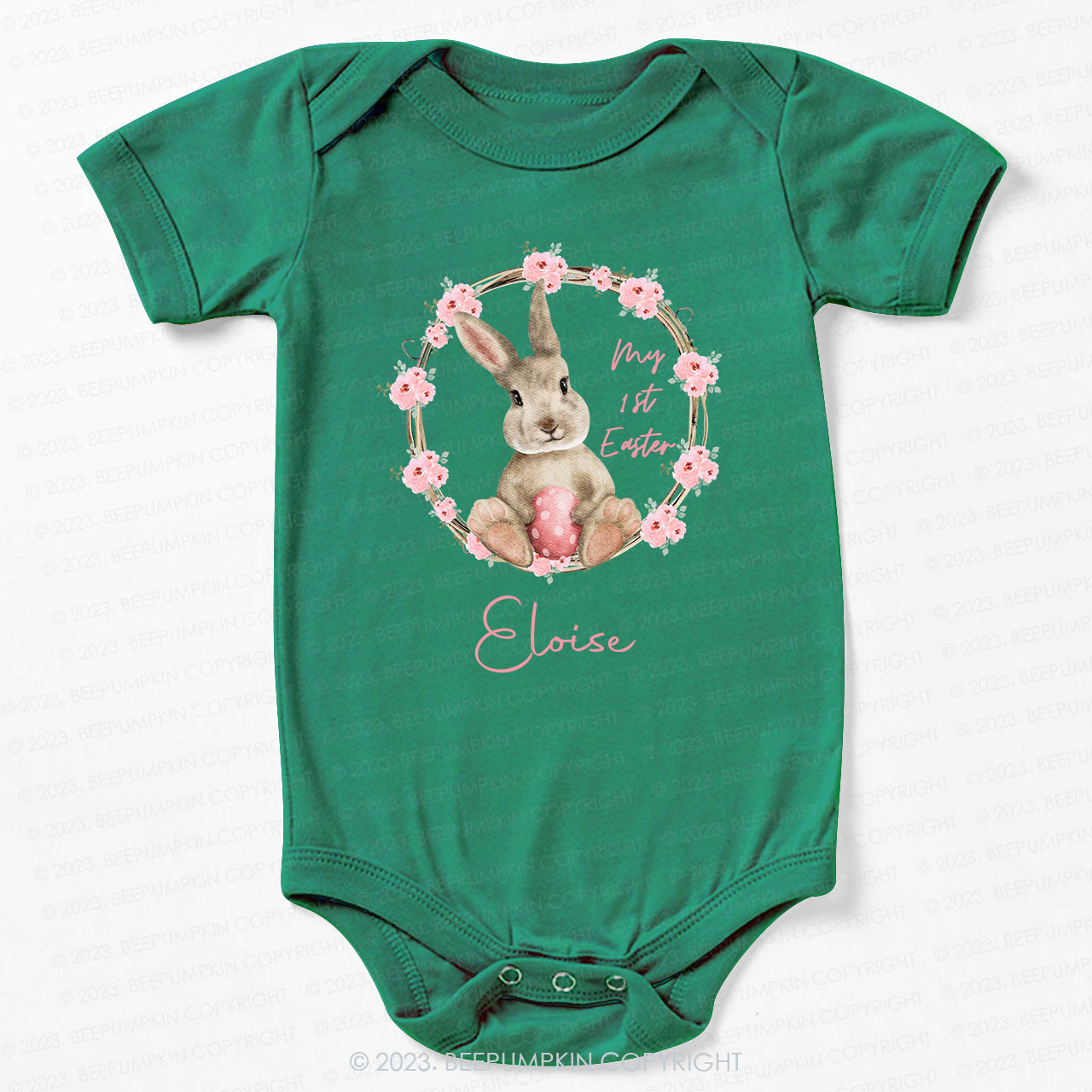 Personalized My First Easter Bunny Bodysuit For Baby