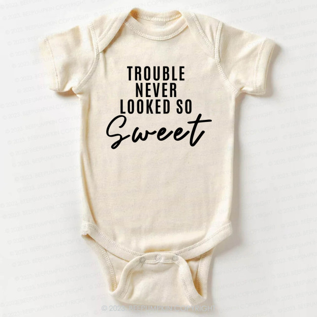 Trouble Maker Funny Bodysuit For Baby