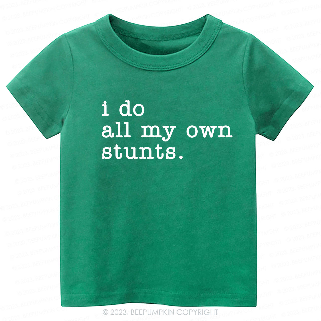 I Do All My Own Stunts Kids Shirt