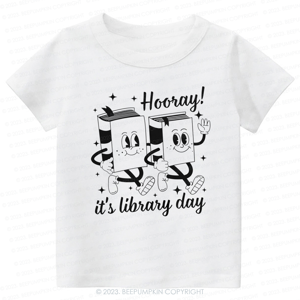 Hooray It's Library Kids Shirt