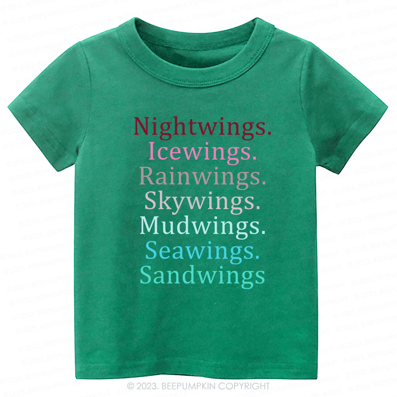 Wings Fan Dragon Books Lover Kids Shirt