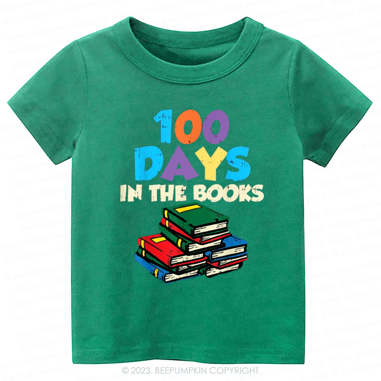 100 Days On The Books Kids Shirt