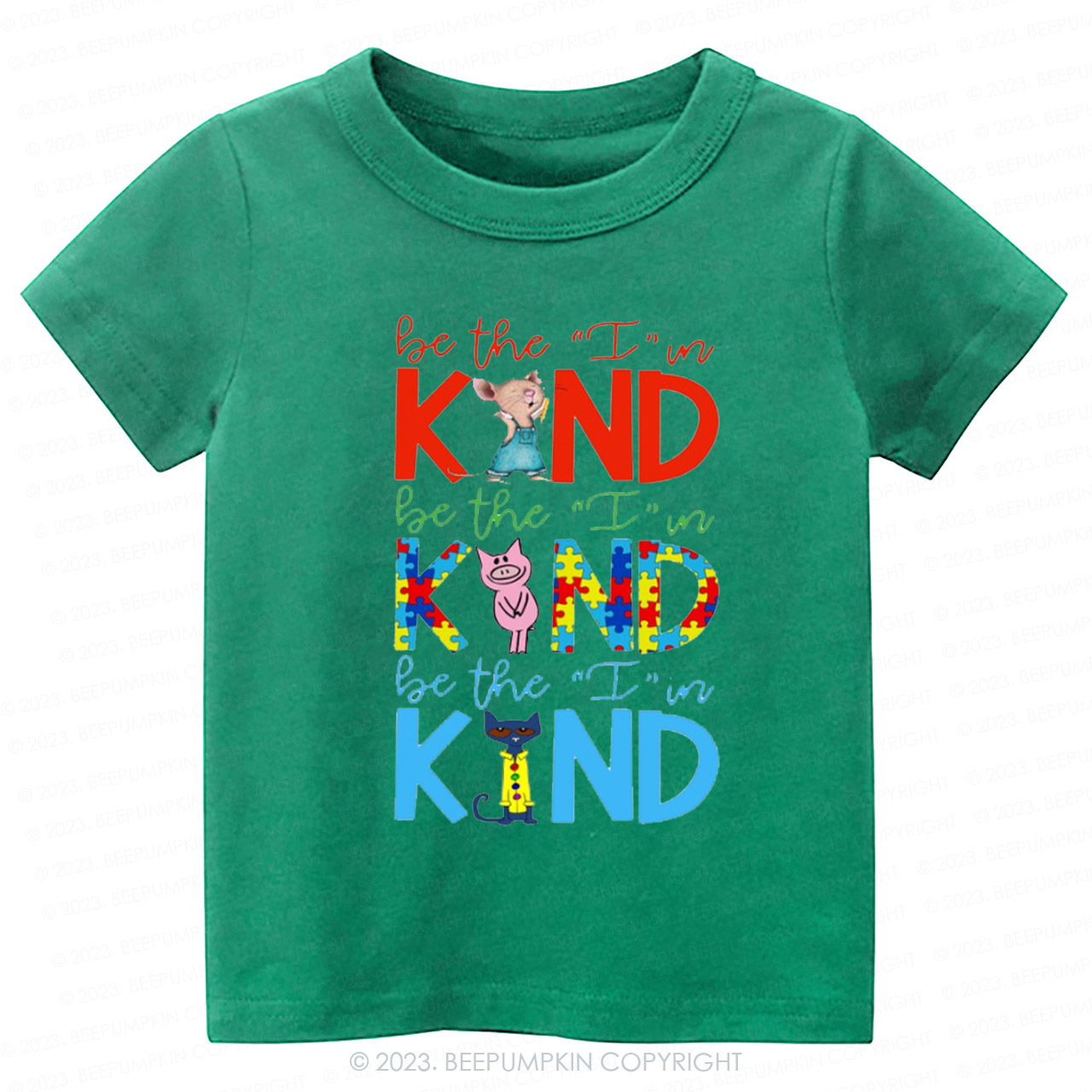 Book Characters Be The I In Kind Kids Shirt