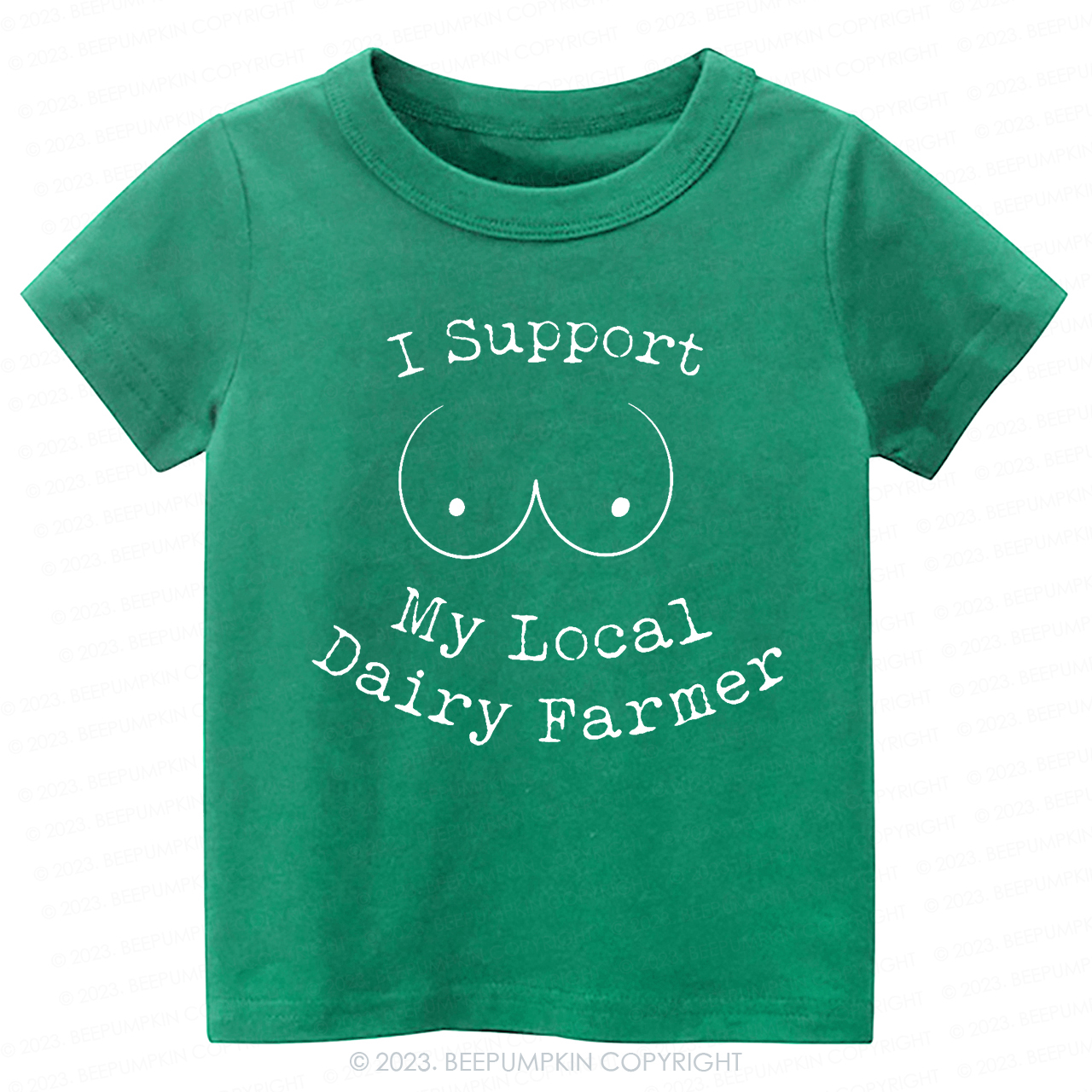 I Support My Local Dairy Farmer Kids Shirt