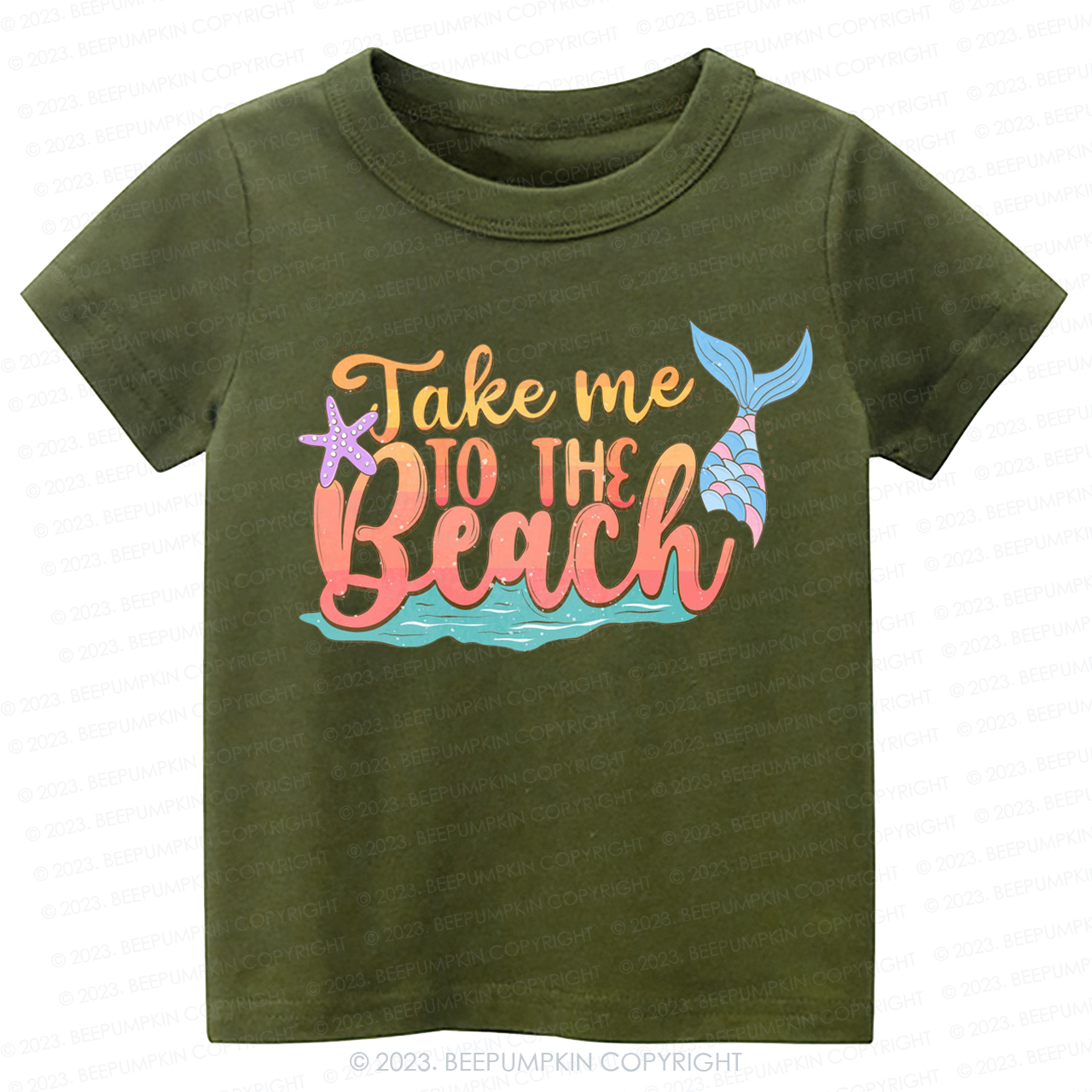 Take Me To The Beach Mermaid Kids Shirt