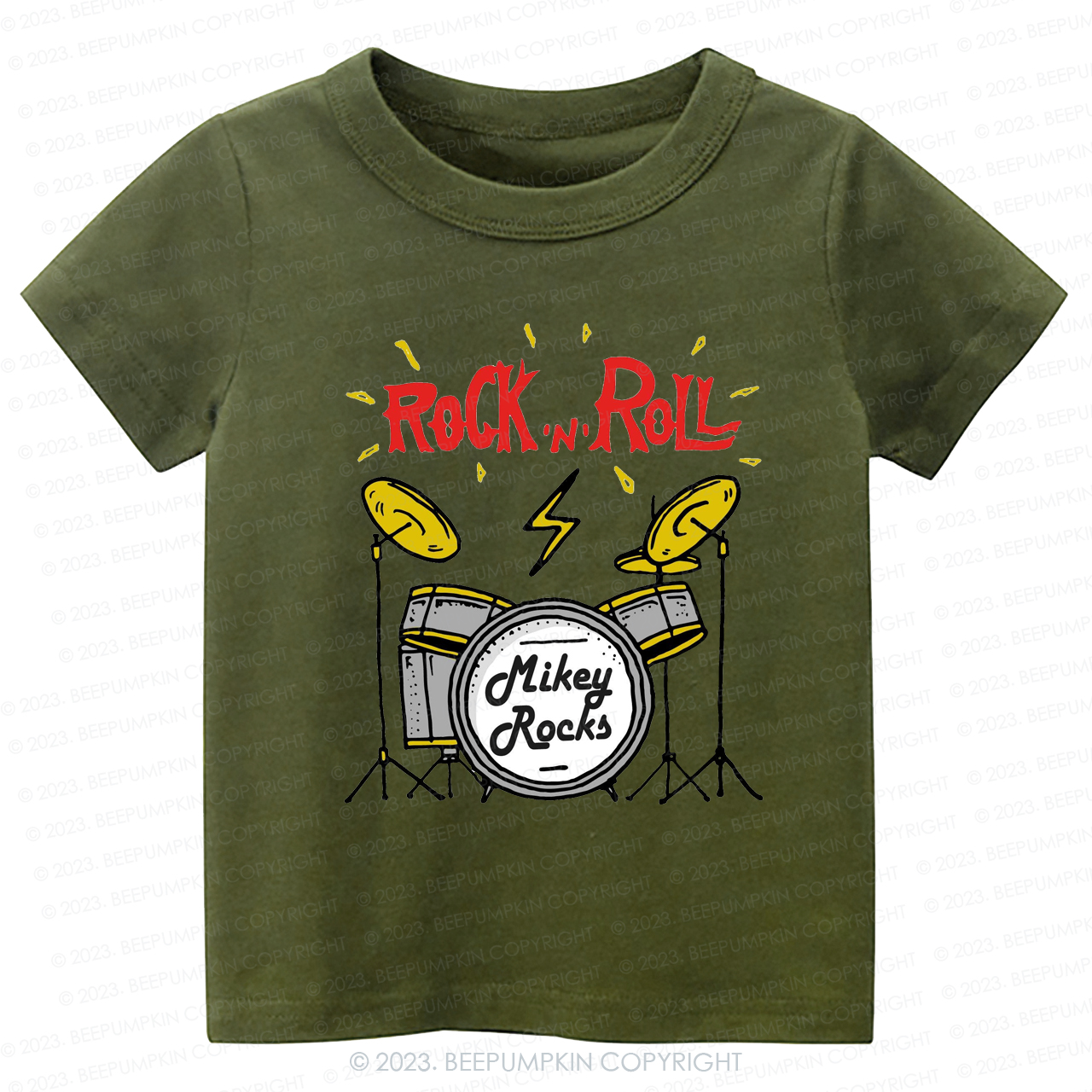 Rock 'n' Roll Future Music Rock Star Kids Shirt