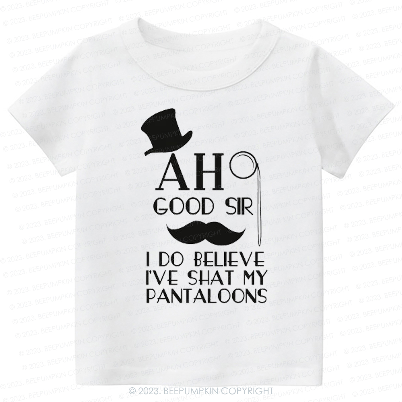 Ah Good Sir I've Shat My Pantaloons Kids Shirt