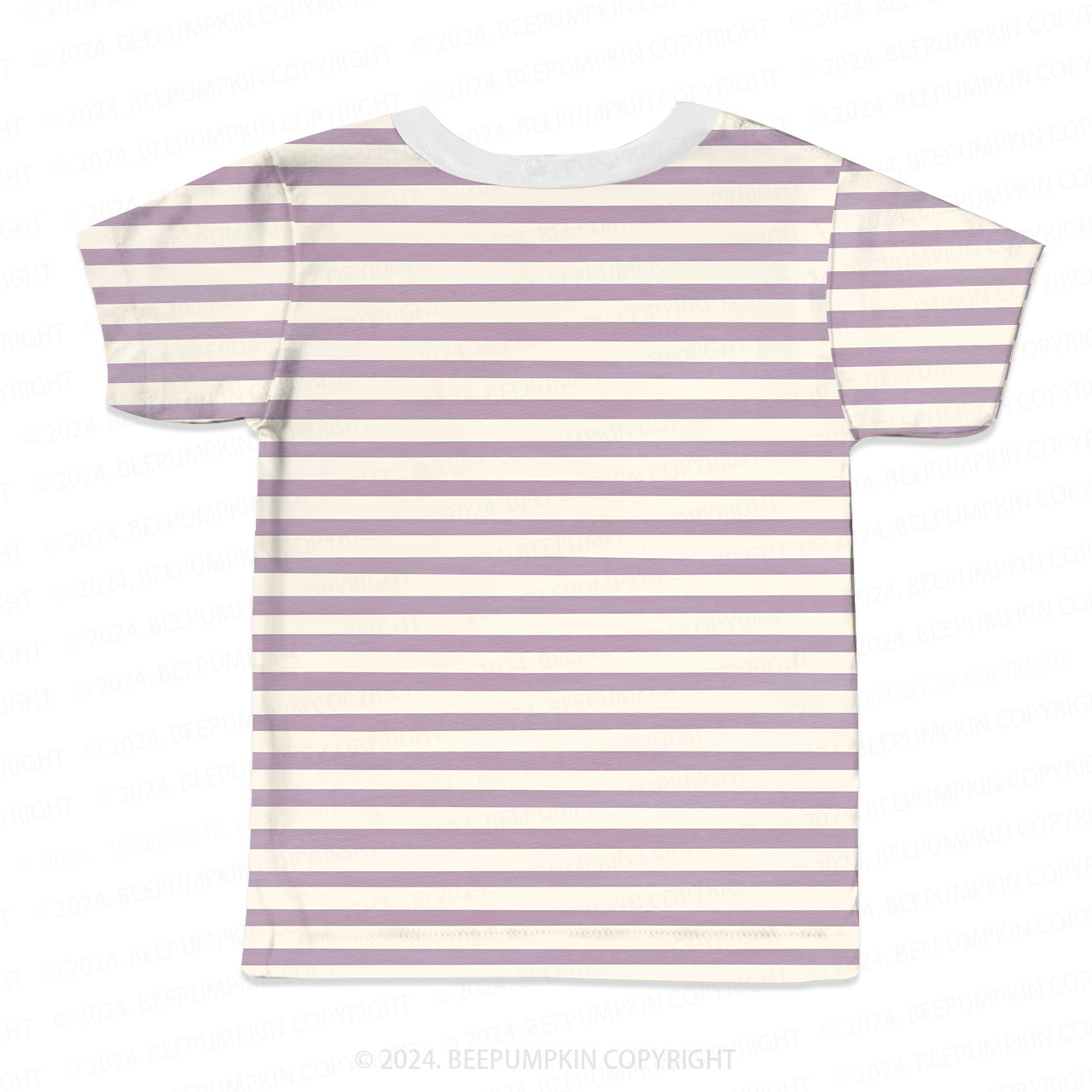 Lavender Purple Stripes All Over Print Kids Tees
