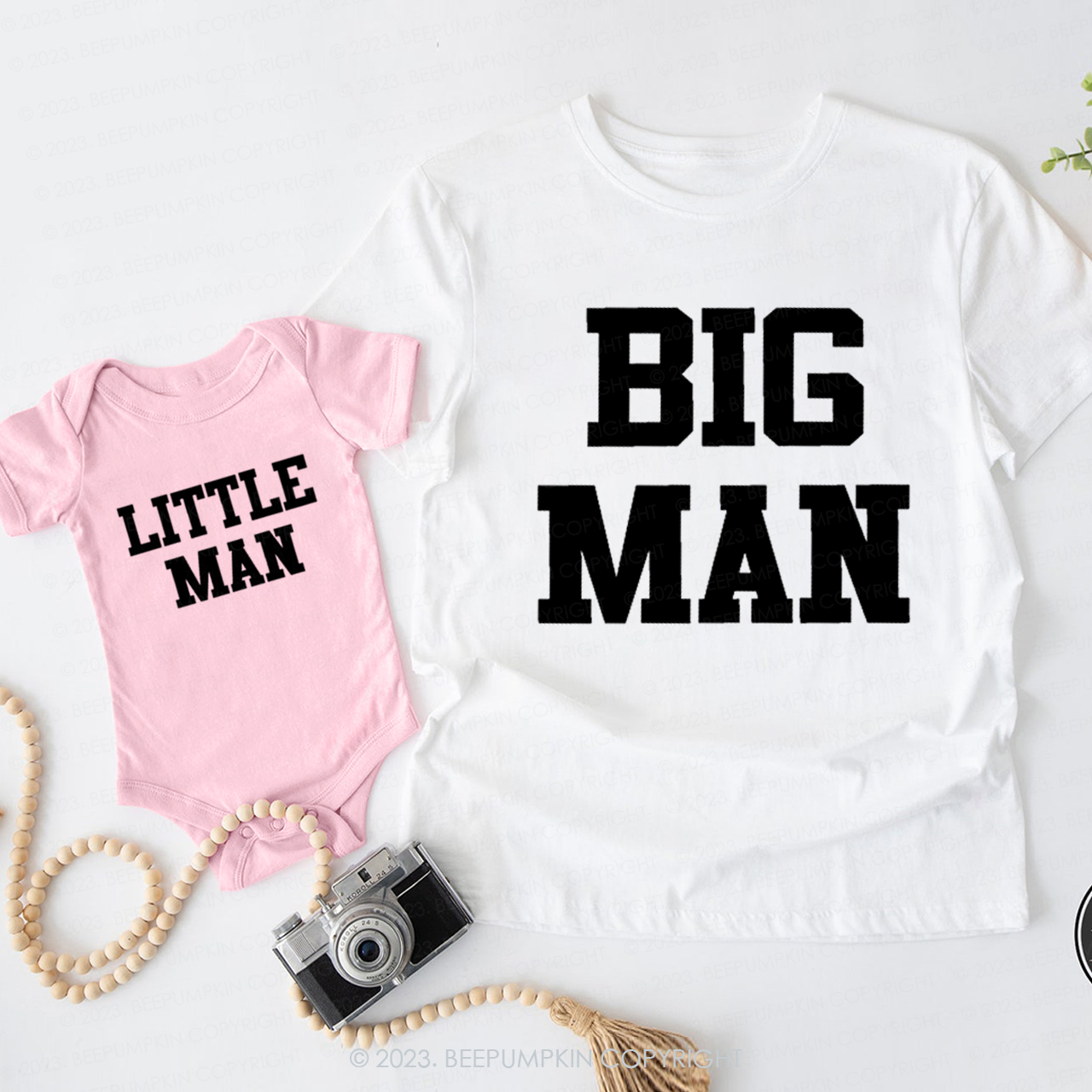Big Man Lil Man Dad & Me Matching T-Shirts