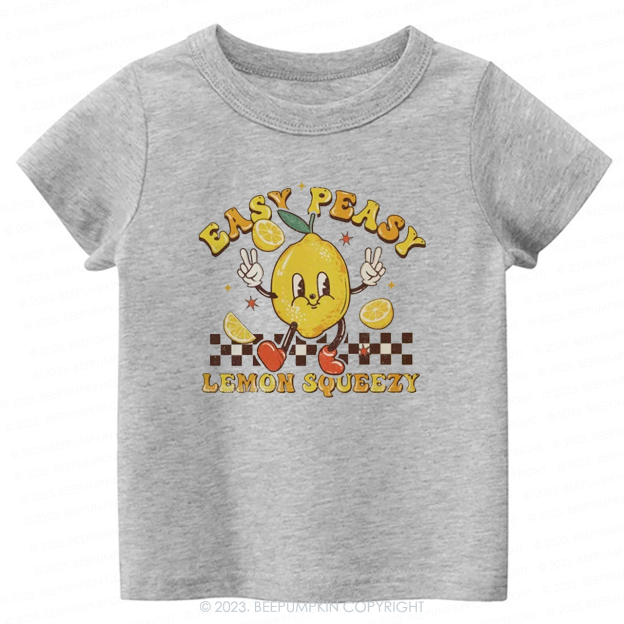 Easy Peasy Lemon Squeezy Kids Shirt