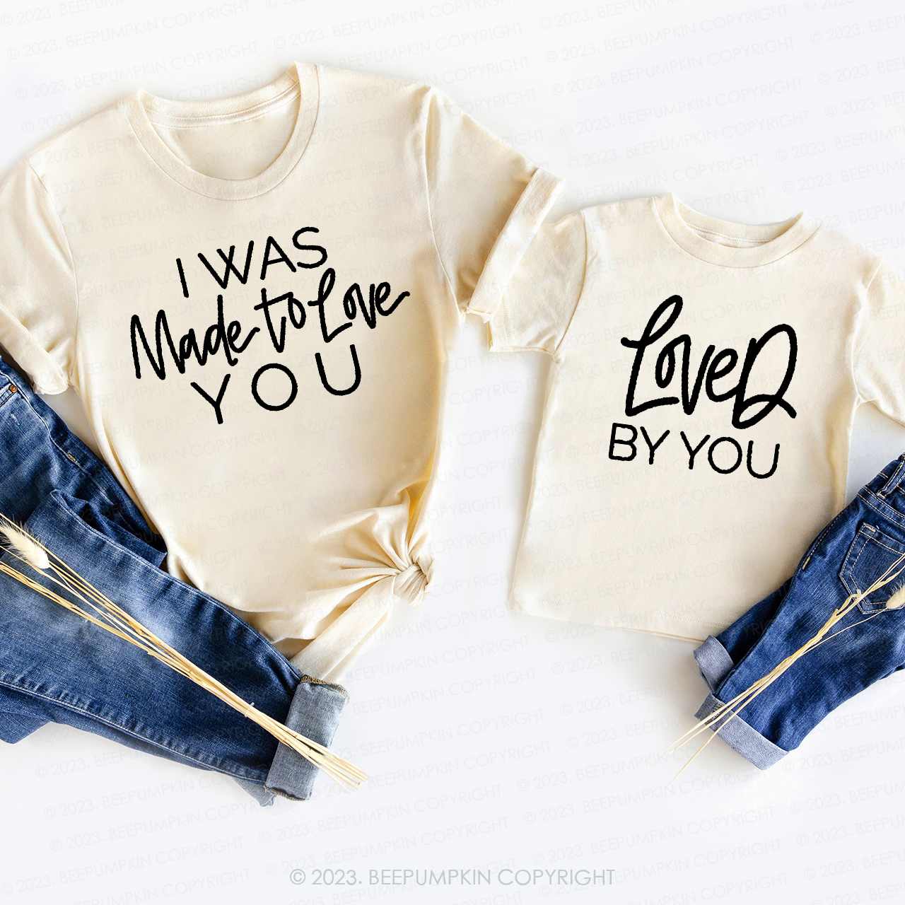 Made To Love You T-Shirts For Mom&Me