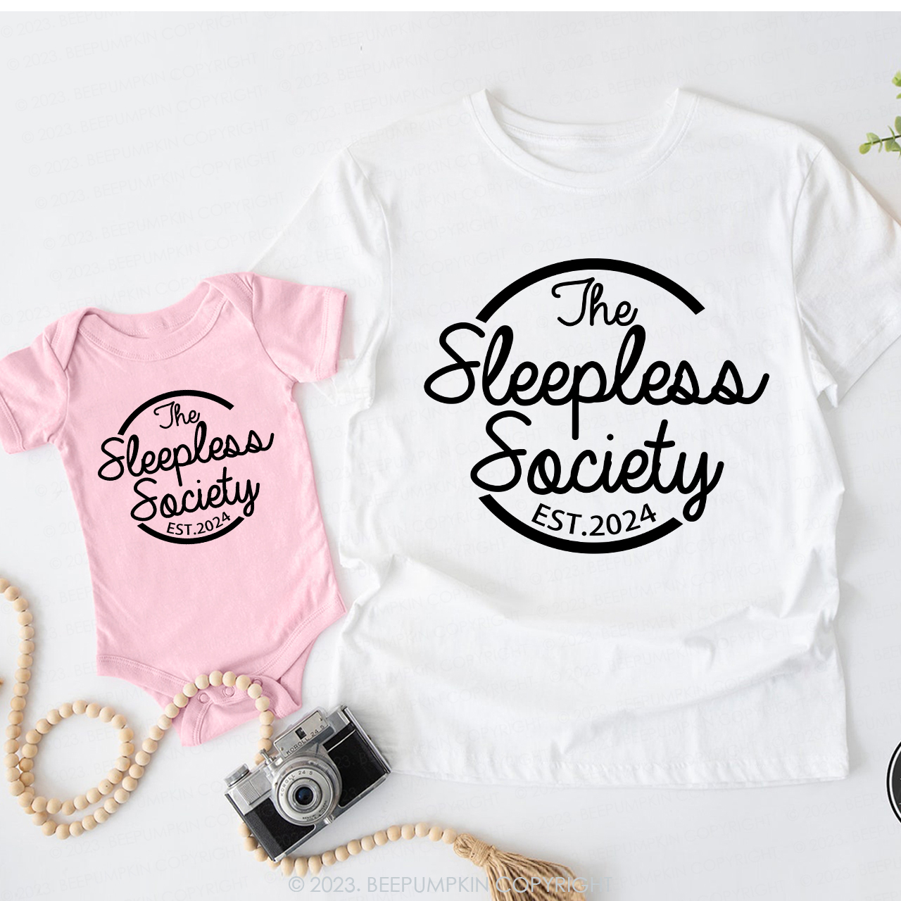 The Sleepless Society Dad & Me Matching T-Shirts