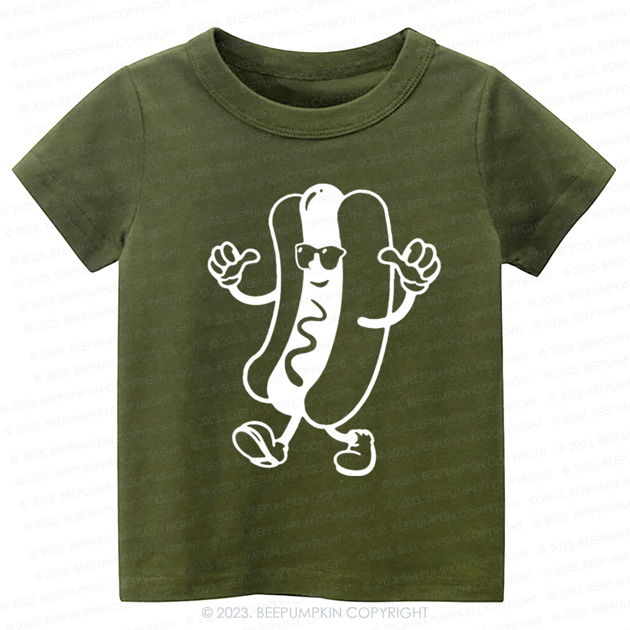 Cool Hot Dog Graphic Kids Shirt