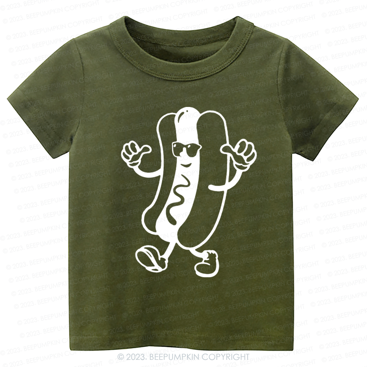 Cool Hot Dog Graphic Kids Shirt