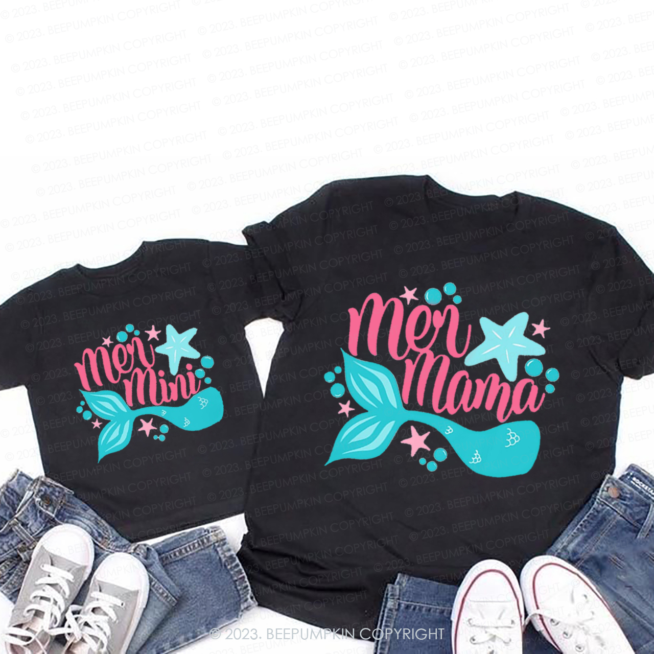 Mer Mama Mer Mini T-Shirts For Mom&Me