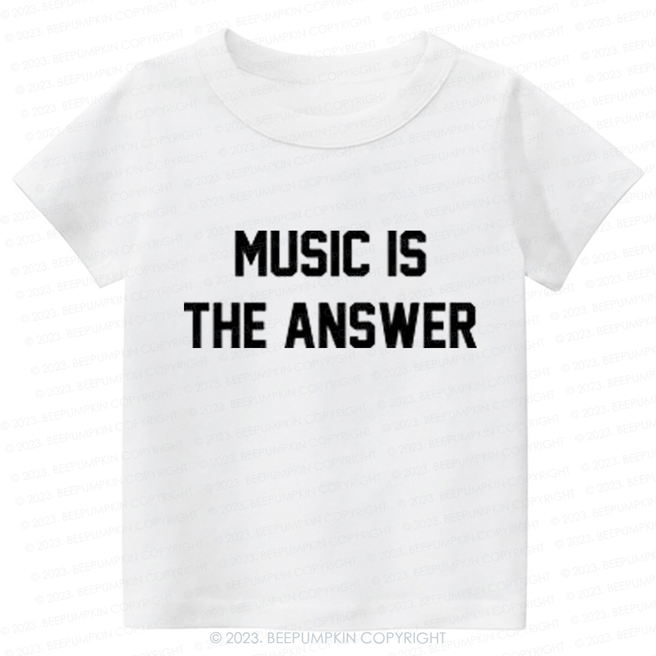 Music Is The Answer Kids Shirt