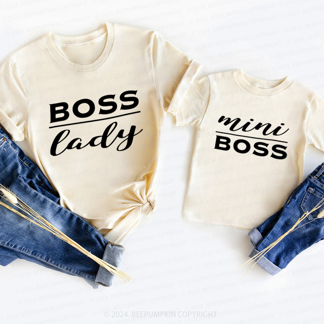 Boss Lady Mini T-Shirts For Mom\u0026Me Sale-Beepumpkin™, image size:1280x1280