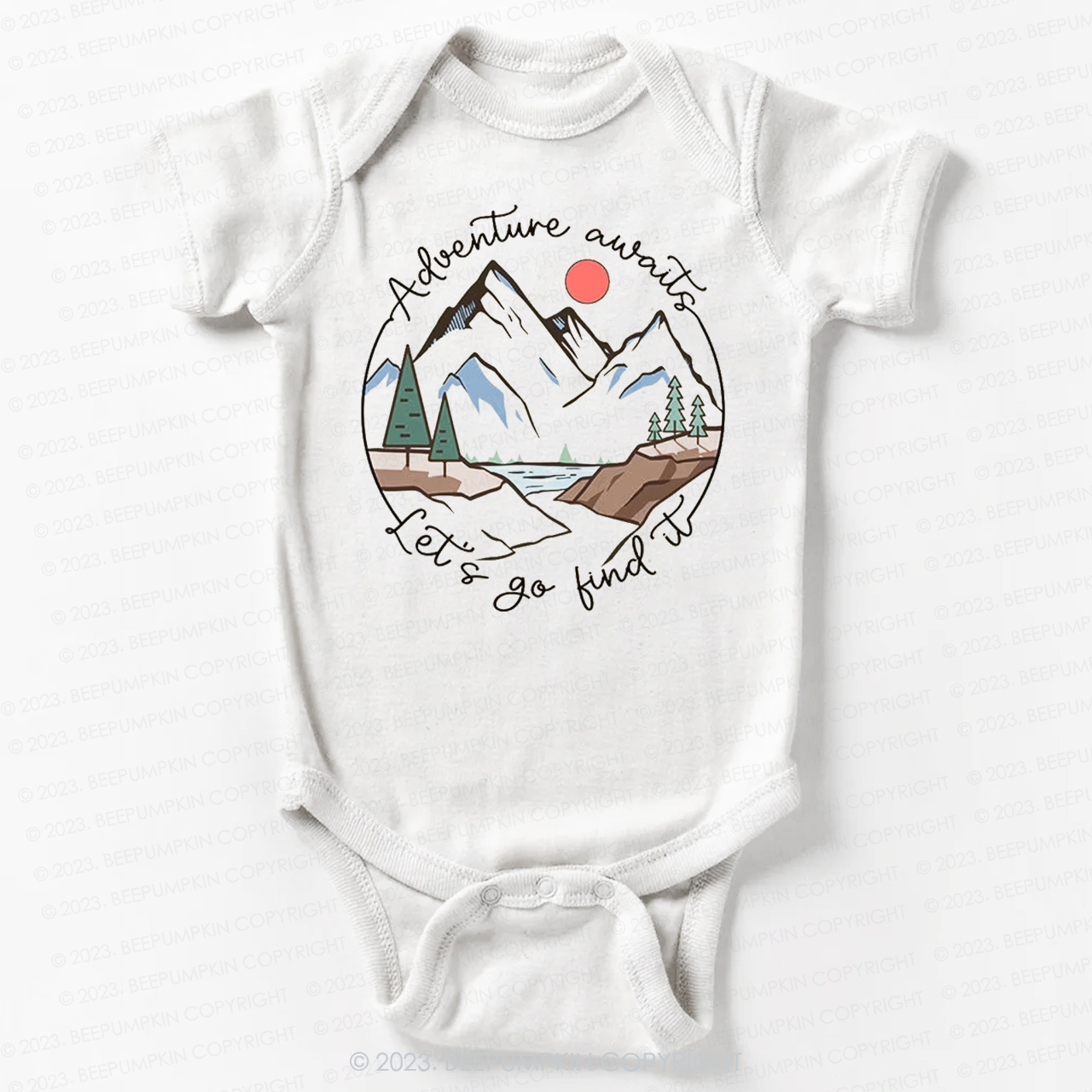 Adventure Awaits Let's Go Find It Bodysuit For Baby