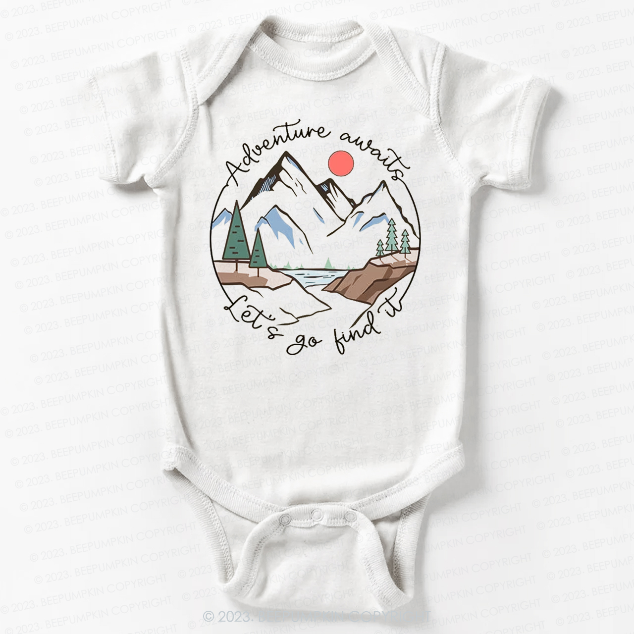 Adventure Awaits Let's Go Find It Bodysuit For Baby