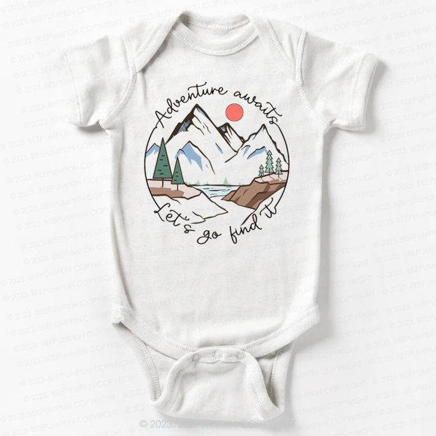 Adventure Awaits Let's Go Find It Bodysuit For Baby