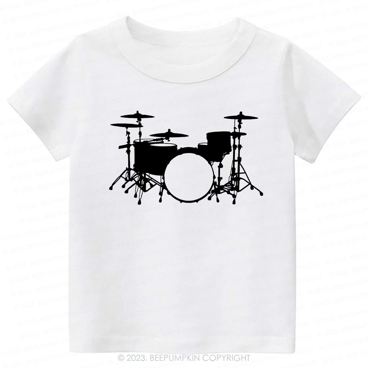 Drumset Music Kids Shirt