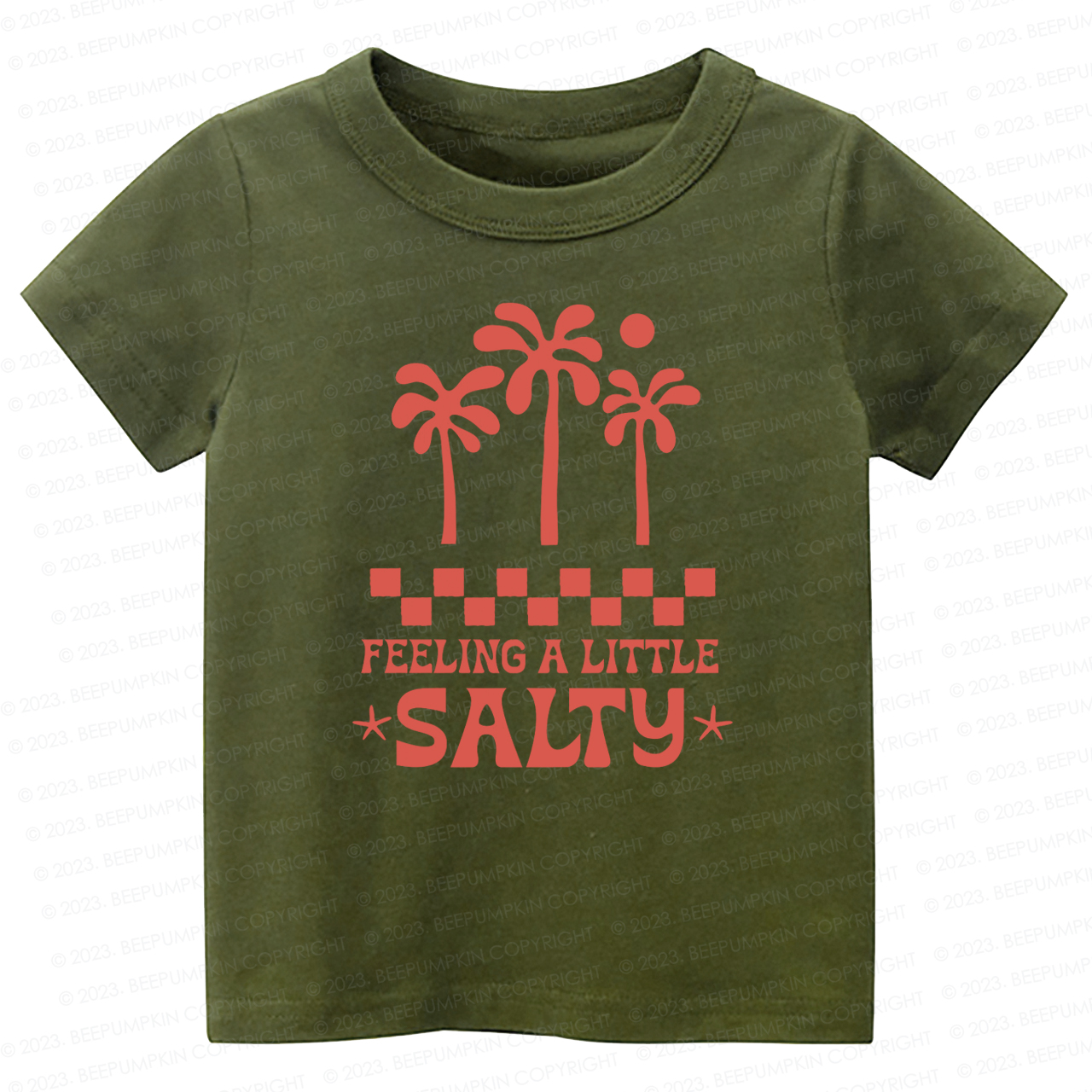 Feeling A Little Salty Kids Shirt