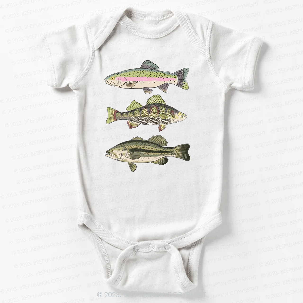 Summer Fishing Top Bodysuit For Baby