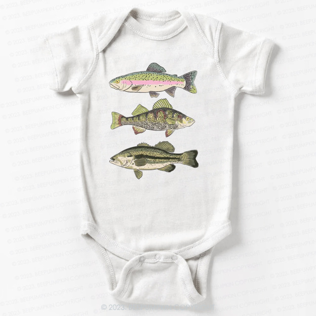 Summer Fishing Top Bodysuit For Baby