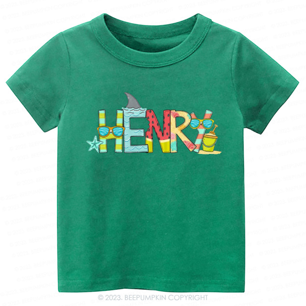 Personalized Summer Kids Shirt