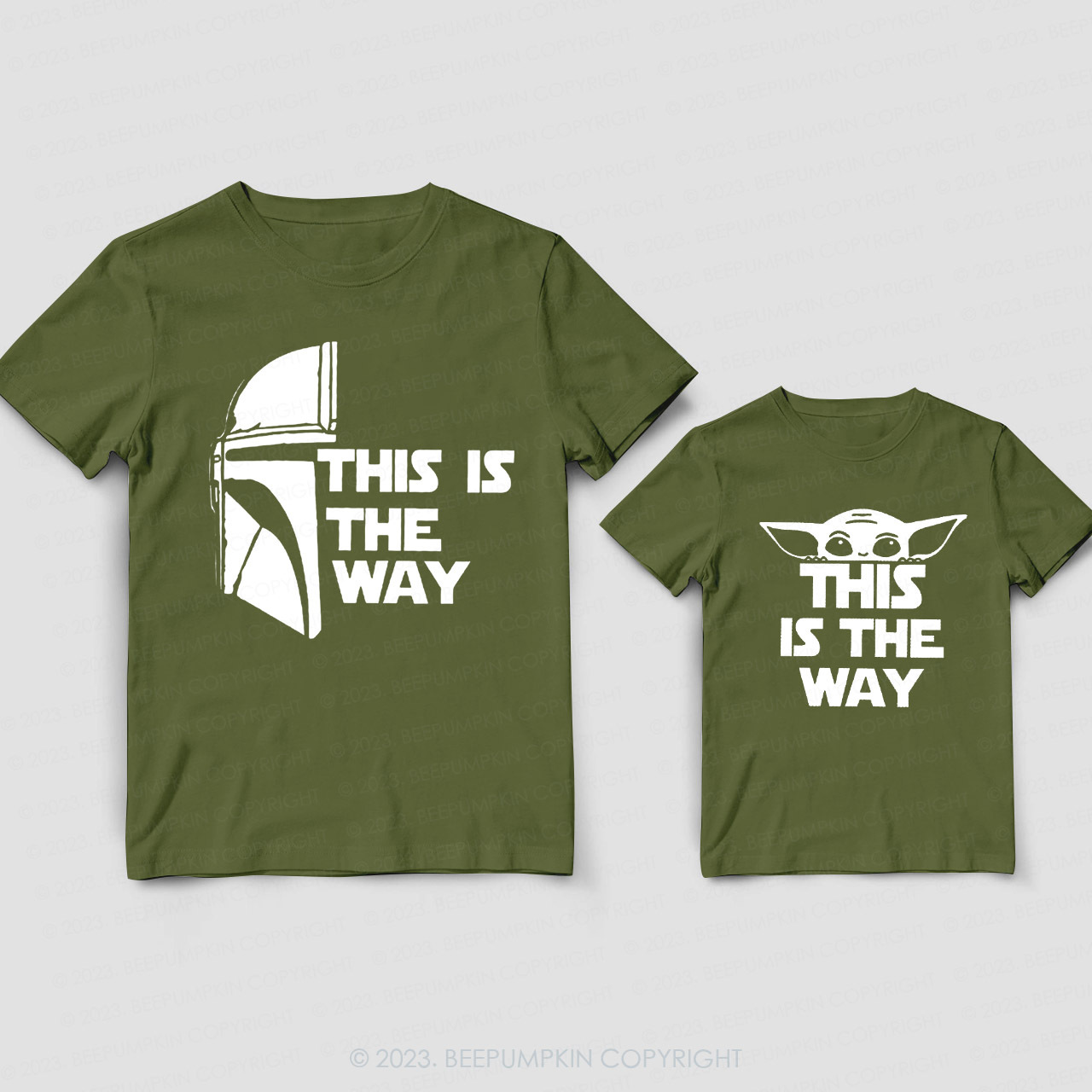 This Is The Way Dad & Me Matching T-Shirts