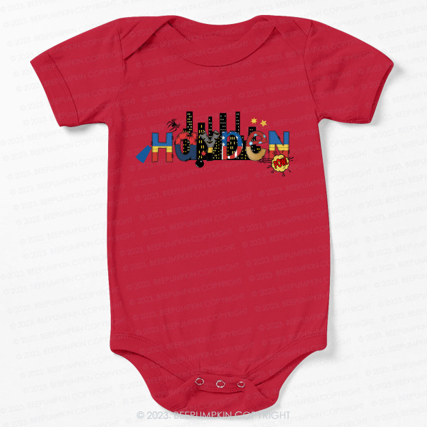 Personalized Eva City ​​Building Bodysuit For Baby