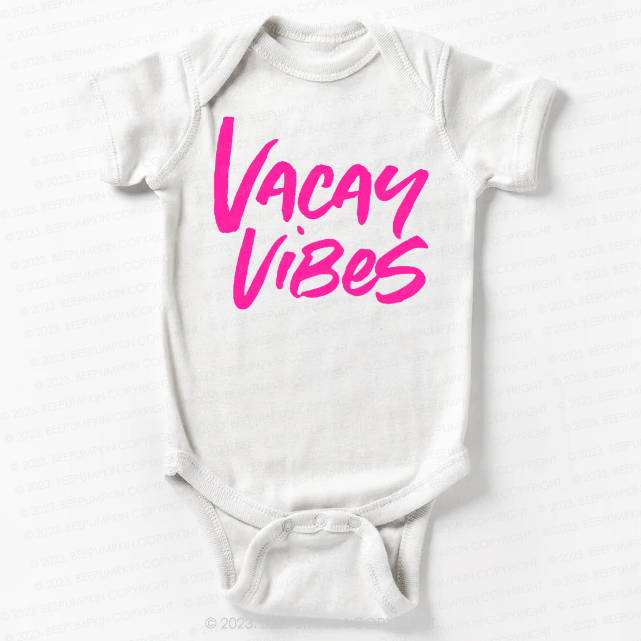 Vacay Vibes Neon Bodysuit For Baby