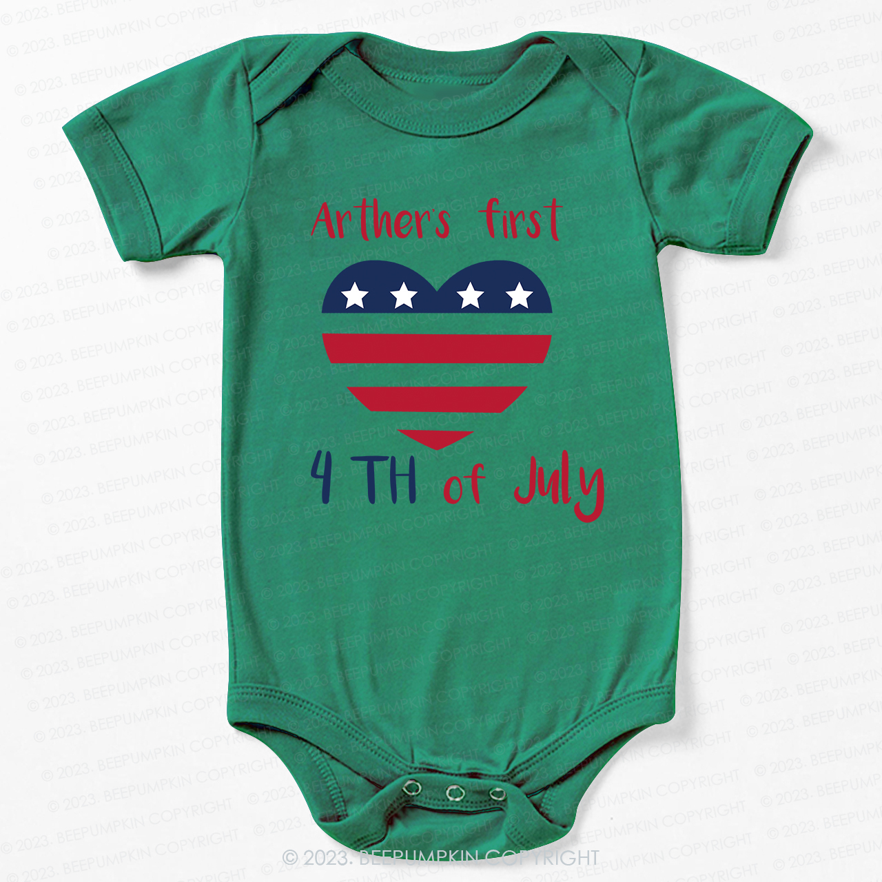 Baby's First Independence Day Bodysuit For Baby