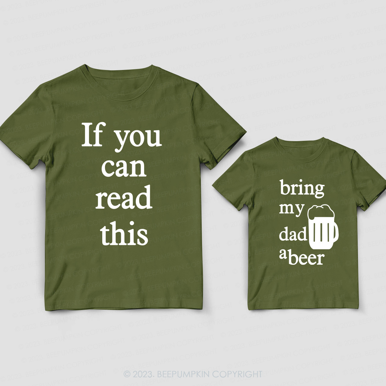 Beer Gifts Daddy And Me Matching Shirt