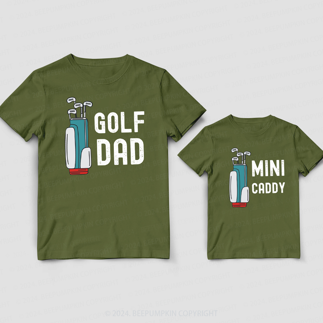 Daddy Golfing Daddy And Me Matching Shirt