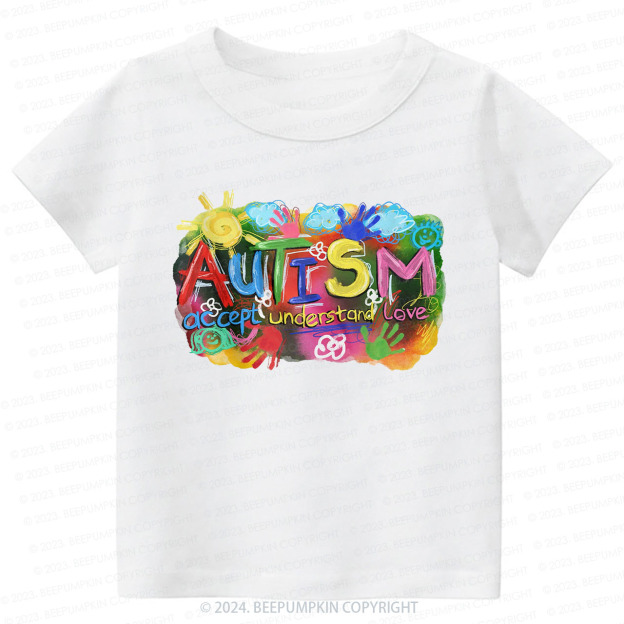 Autism Accept Understand Love Kids Shirt