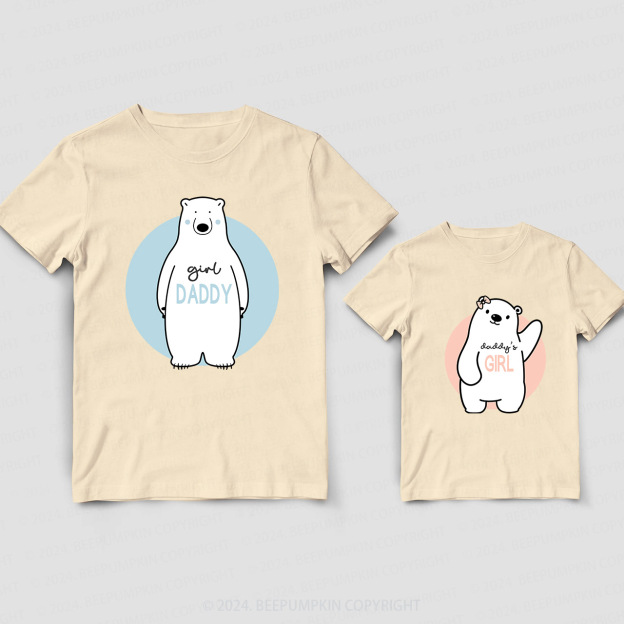 Cute Bear Daddy And Me Matching Shirt