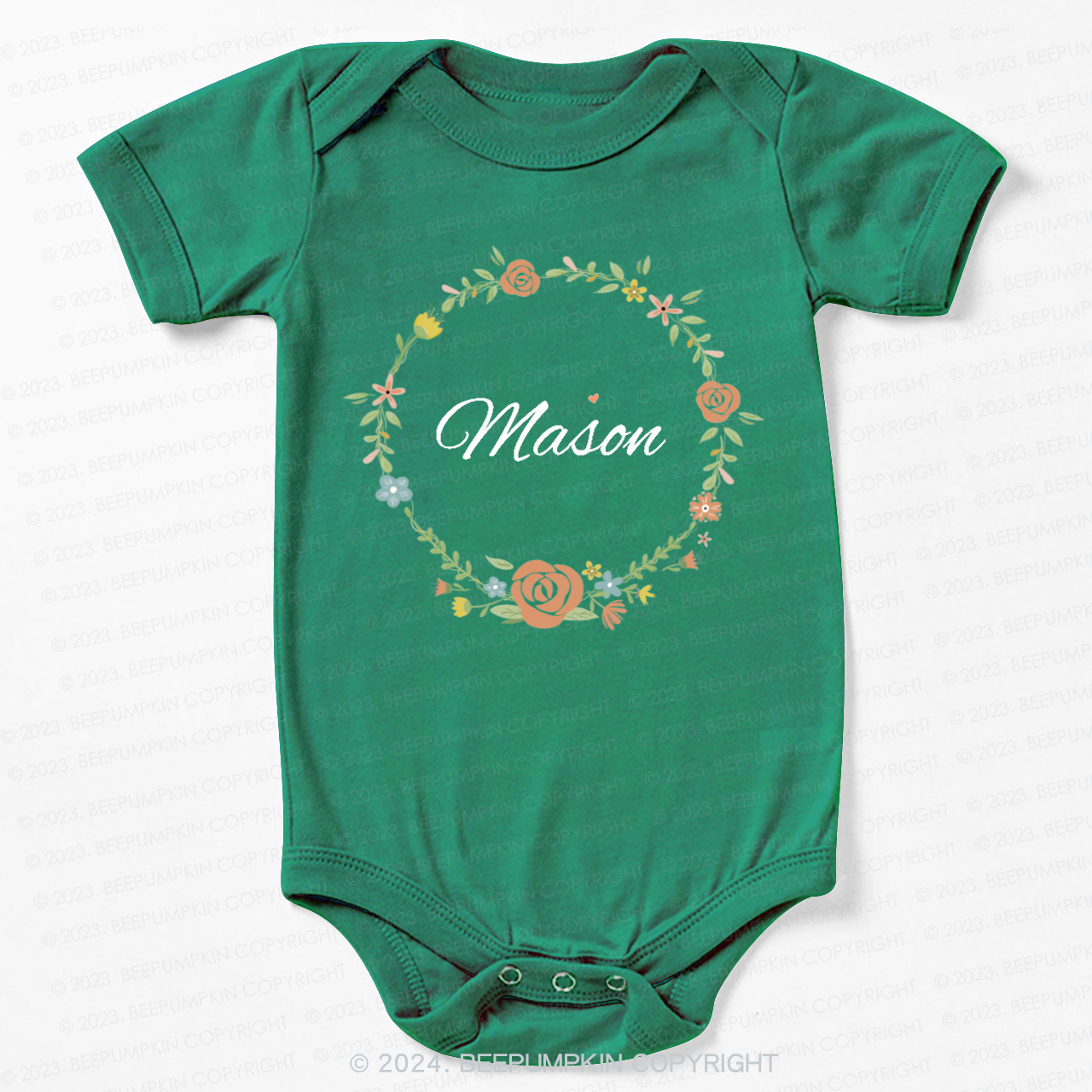 Garland Name Bodysuit For Baby 