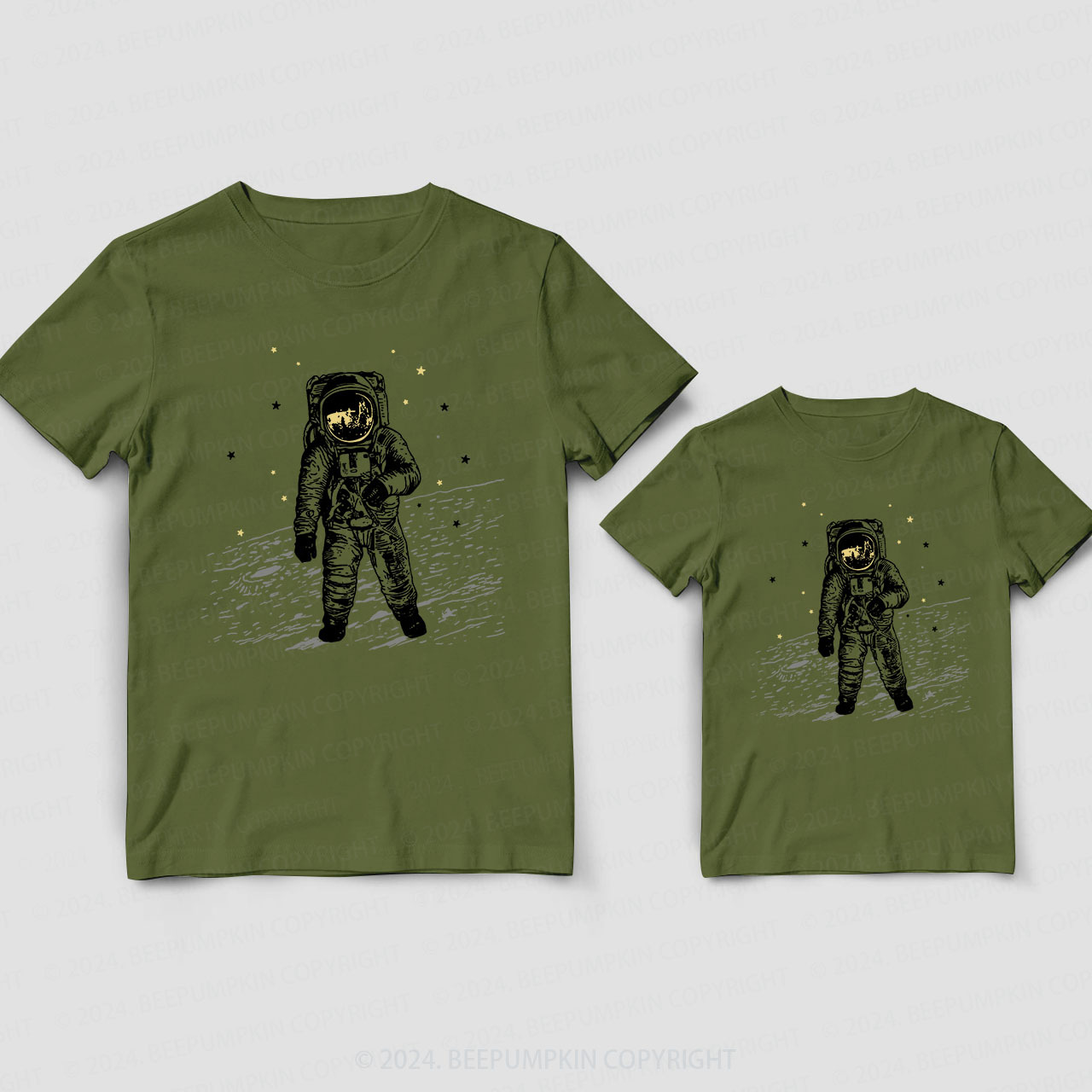 Space Them Daddy And Me Matching Shirt