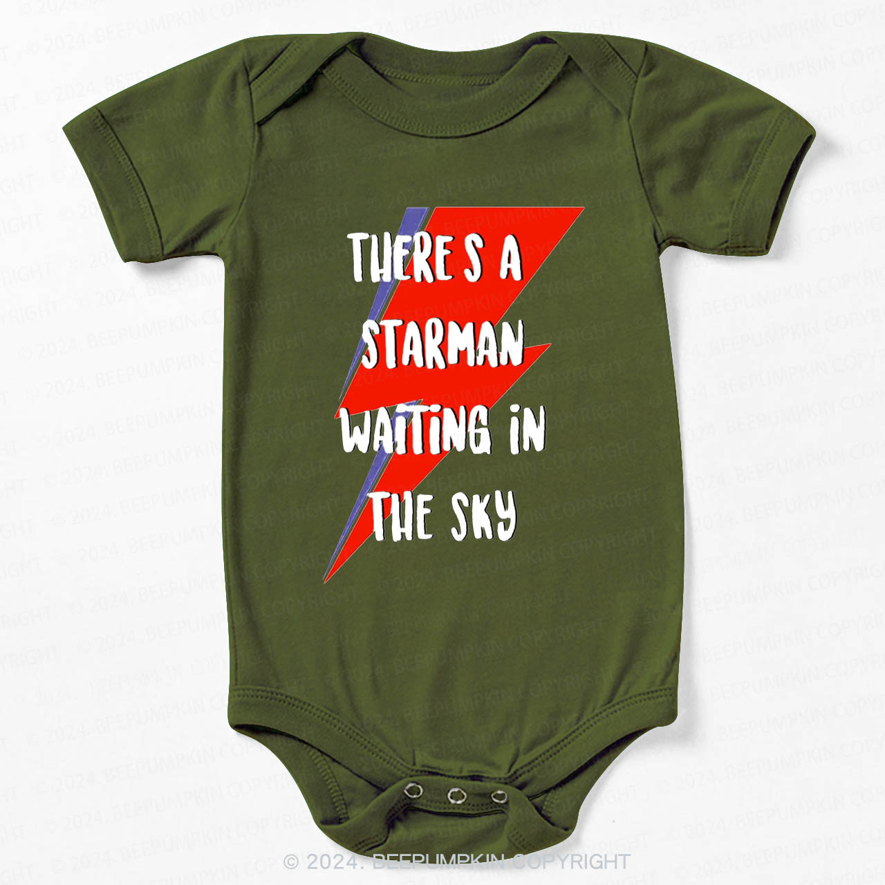 Red And Blue Lightning Bodysuit For Baby 8