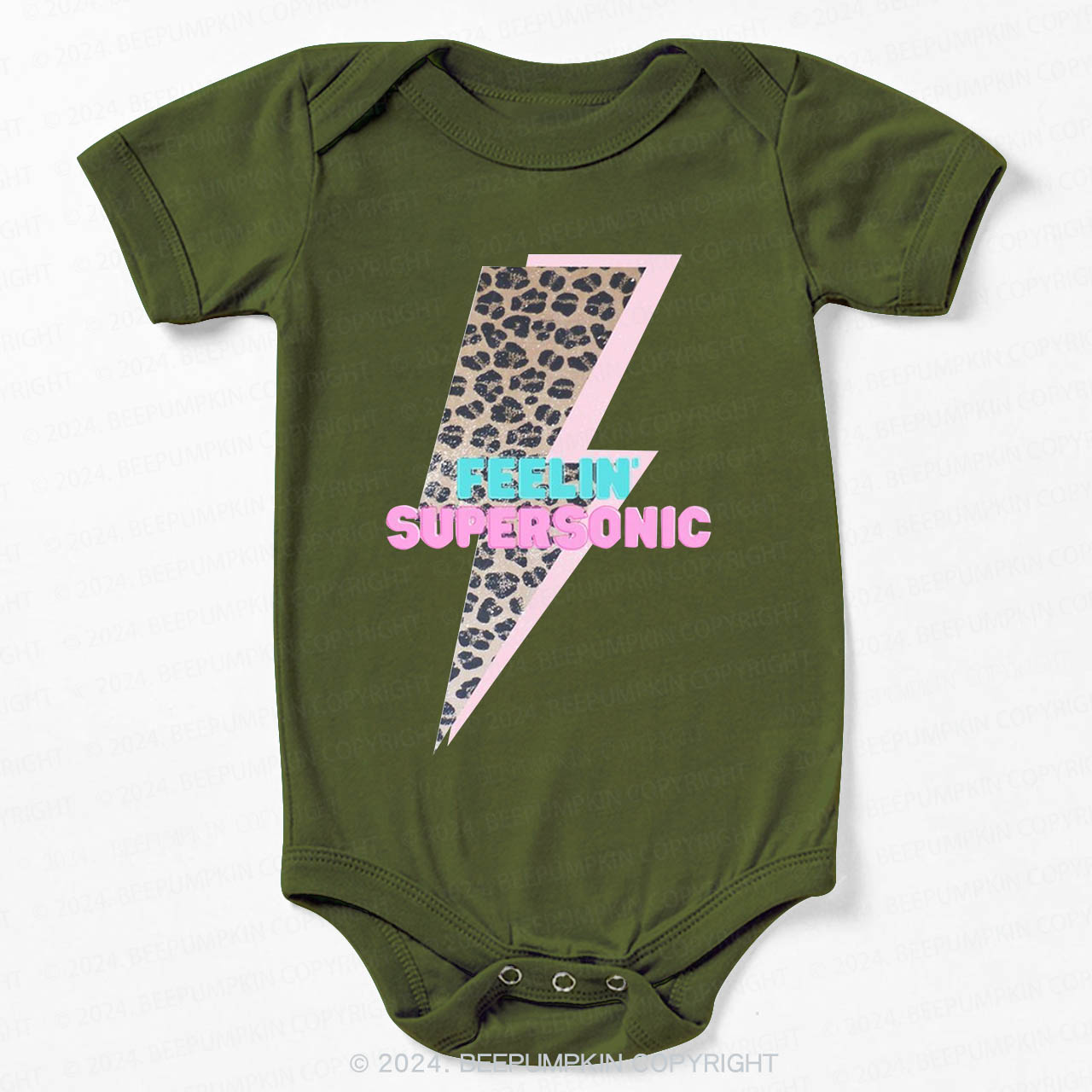Rock Leopard Bodysuit For Baby 8