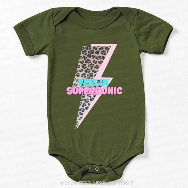 Rock Leopard Bodysuit For Baby 8