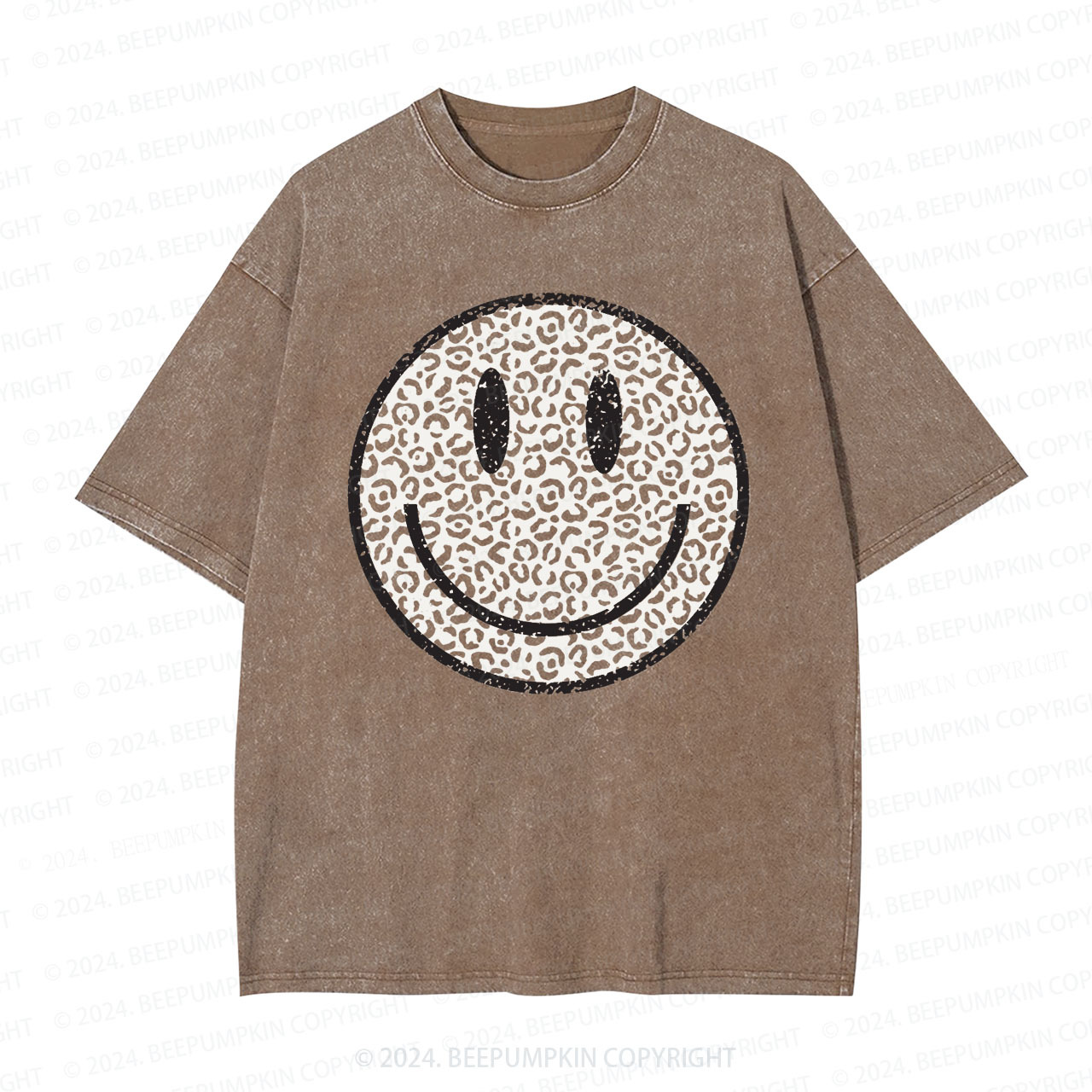  Happy Face Mama Washed Tees
