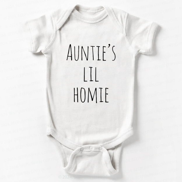 Auntie's Lil' Homie Bodysuit For Baby