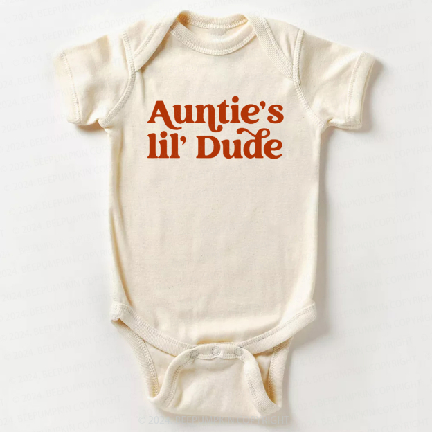 Auntie's Lil Dude Bodysuit For Baby